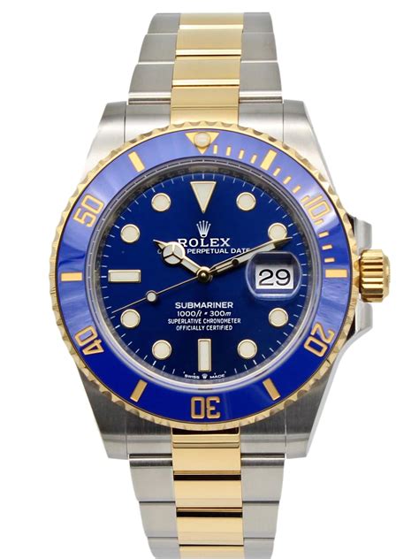 rolex submariner dark blue dial|rolex submariner blue two tone.